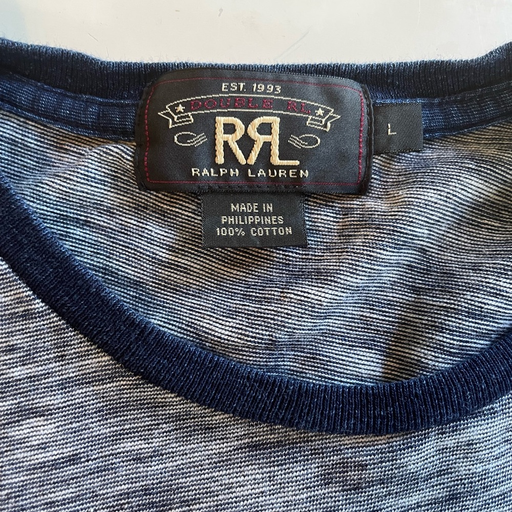 RRL Ralph Lauren Double RL pocket T Shirt Large
